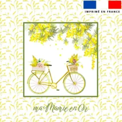 Coupon 45x45 cm motif mamie en Or