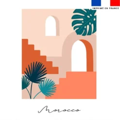Coupon 45x45 cm motif Maroc