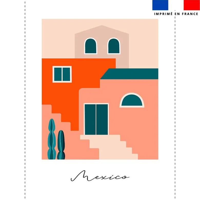 Coupon 50x70 cm motif Mexique