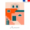 Coupon 45x45 cm motif Mexique