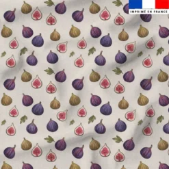 Cueillette de figues - Fond écru