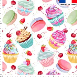 Cupcake - Fond blanc