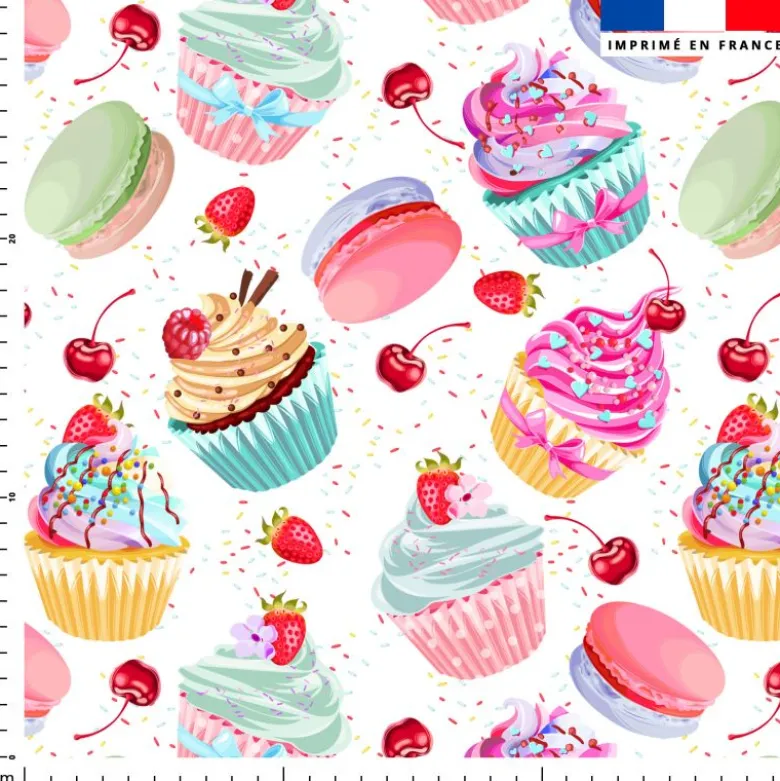 Cupcake - Fond blanc