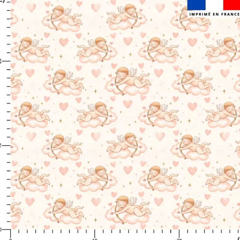 Cupidon - Fond beige