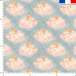 Cupidon - Fond bleu