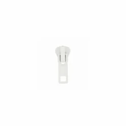 Curseur pour fermeture injectée 8mm blanc