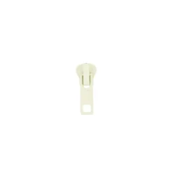 Curseur pour fermeture injectée 8mm crème