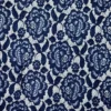 Dentelle extensible Alice bleue motif fleur