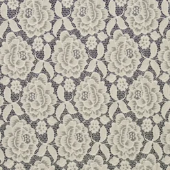 Dentelle extensible Alice écrue motif fleur