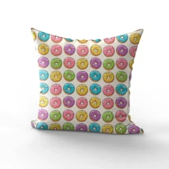 Donuts Multicolores - Fond Crème