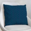 Ecaille art déco vert canard - Fond bleu