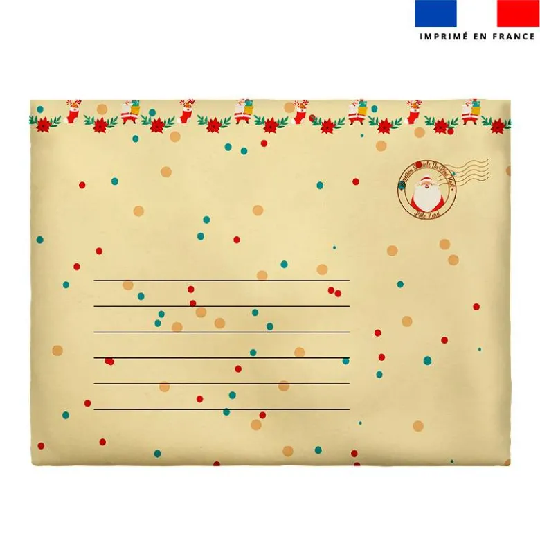 Enveloppe en tissu personnalisée - Pain d'épice