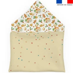 Enveloppe en tissu personnalisée - Pain d'épice