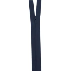 Fermeture 30 cm non séparable col 233 bleu marine