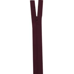 Fermeture 15 cm non séparable col 048 lie de vin