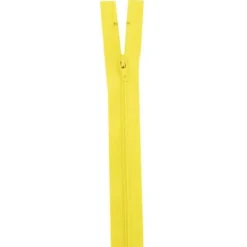 Fermeture 30 cm non séparable col 504 jaune