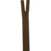 Fermeture 30 cm non séparable col 568 marron