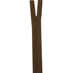 Fermeture 30 cm non séparable col 568 marron