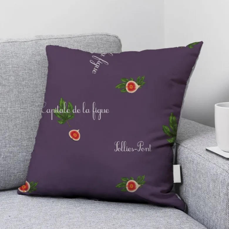 Figues noires - Fond violet