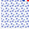 Fleur de pensée bleue - Fond blanc
