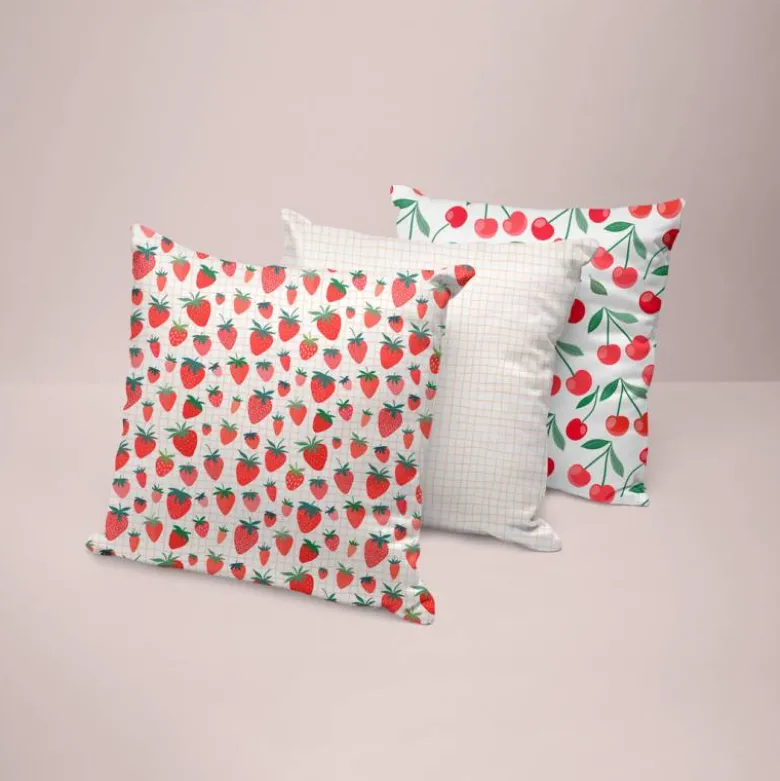 Fraise - Fond blanc