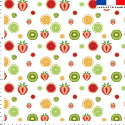 Fruits d'été - Fond blanc