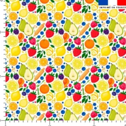 Fruits vitaminés – Fond blanc