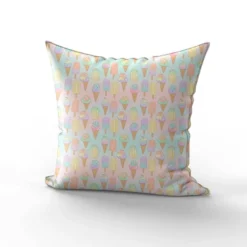 Glaces Et Esquimaux Pastel - Fond Multicolore