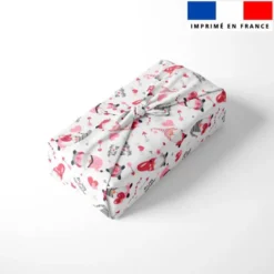 Gnomes amoureux - Fond blanc