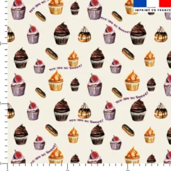 Gourmandises You are so sweet - Fond crème - Création Cat&Colours