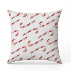 Grand sucre d'orge rouge et blanc - Fond blanc