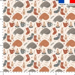 Hiver cocooning - Fond beige