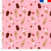 Ice-cream - Fond rose
