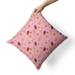 Ice-cream - Fond rose