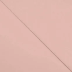 Jersey de coton uni rose poudré