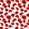 Jersey imprimé coquelicot