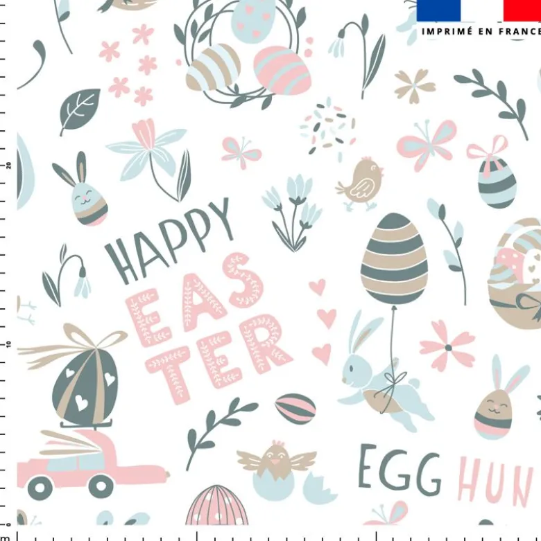 Joyeuse Pâques - Fond blanc