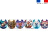 Kit bavoirs en éponge motif animaux de noël