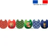 Kit bavoirs en éponge motif animaux de noël - Création Stillistic