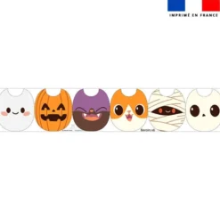 Kit bavoirs en éponge motif animaux Halloween