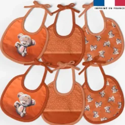 Kit bavoirs en éponge motif bébé koala - Création Stillistic