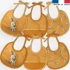 Kit bavoirs en éponge motif bébé lapin - Création Stillistic