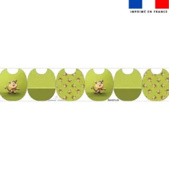 Kit bavoirs en éponge motif bébé singe - Création Stillistic