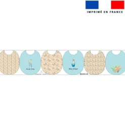 Kit bavoirs en éponge motif boho indien