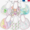 Kit bavoirs en éponge motif dragon