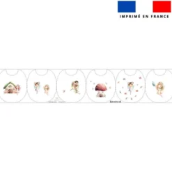 Kit bavoirs en éponge motif fées