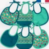 Kit bavoirs en éponge motif mini poissons bonbons - Création Stillistic