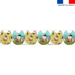 Kit bavoirs en éponge motif mouton et oeufs de Pâques - Création Stillistic
