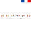 Kit bavoirs en éponge motif petites sirènes