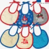 Kit bavoirs en éponge motif pirate